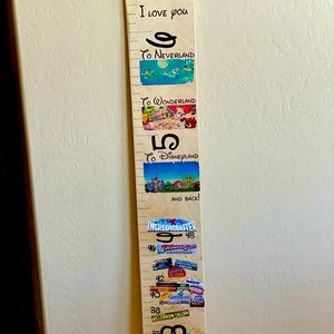 Disneyland measuring board